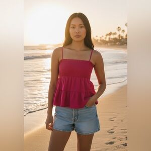 Summertime Hot Pink Women's Top